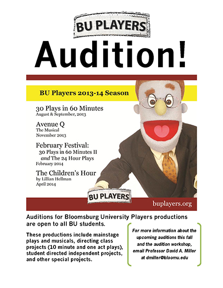 audition poster